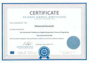 hezarjaribi Certificate 